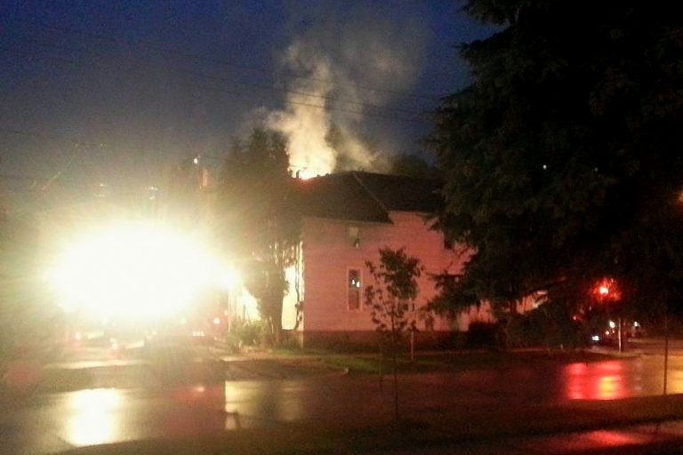 Dog Saves The Day during 4am Apartment fire at Second and Adolphus