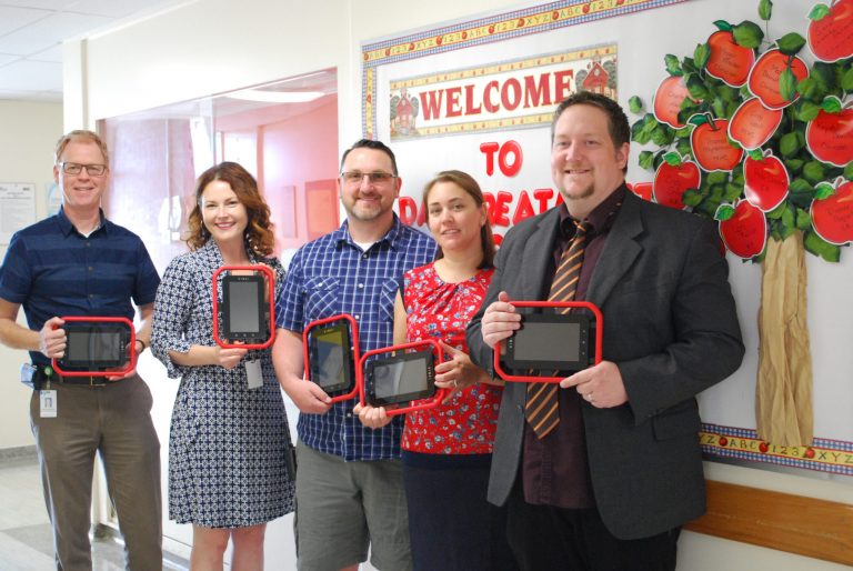Tablets donated will benefit children at Cornwall Hospital Day Treatment Program