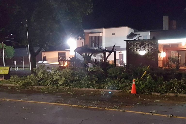 Lightning Storm ravages Cornwall Friday night
