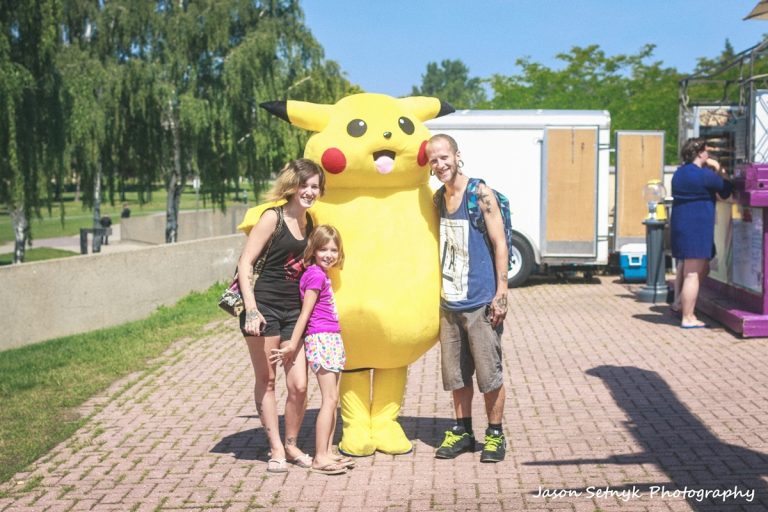 Pikachu spotted near Mocktails this afternoon