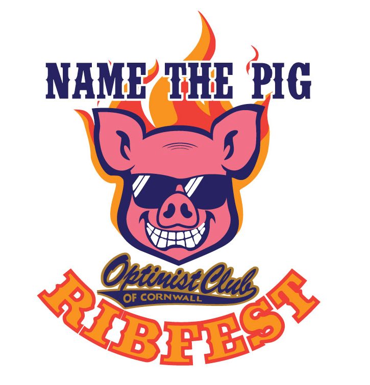Can you find the pig a name?  Cornwall Ribfest wants to know.