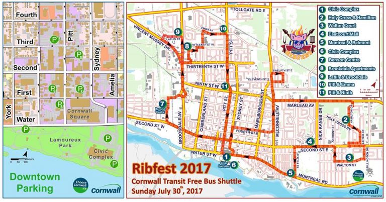 City to offer FREE PARKING and FREE RIDES to RIBFEST!