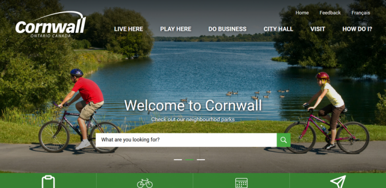 City of Cornwall launches new and improved cornwall.ca
