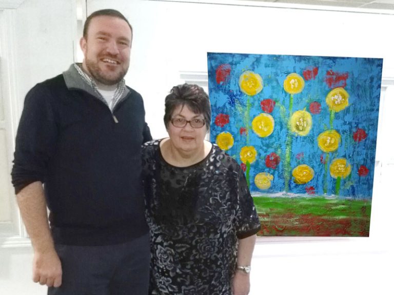 Lynne’s painting “April Showers” is heading to Parliament Hill!