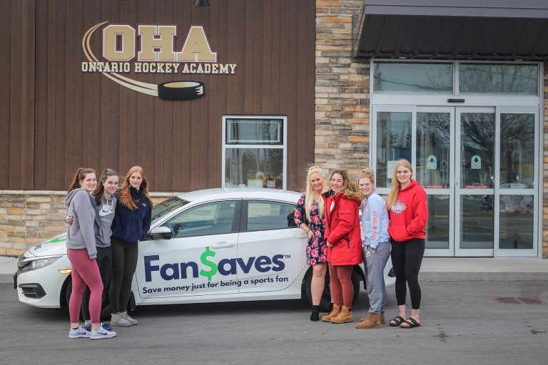 FanSaves CEO Shannon Ferguson speaks to Grade 12 OHA Students