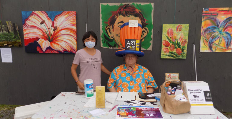 OUT and ABOUT with Seeker Chick Mai-Liis this evening at Cornwall Art Walk.