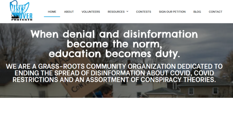 Local duo teams up to fight the spread of Covid disinformation with humour and fact, in a new website.