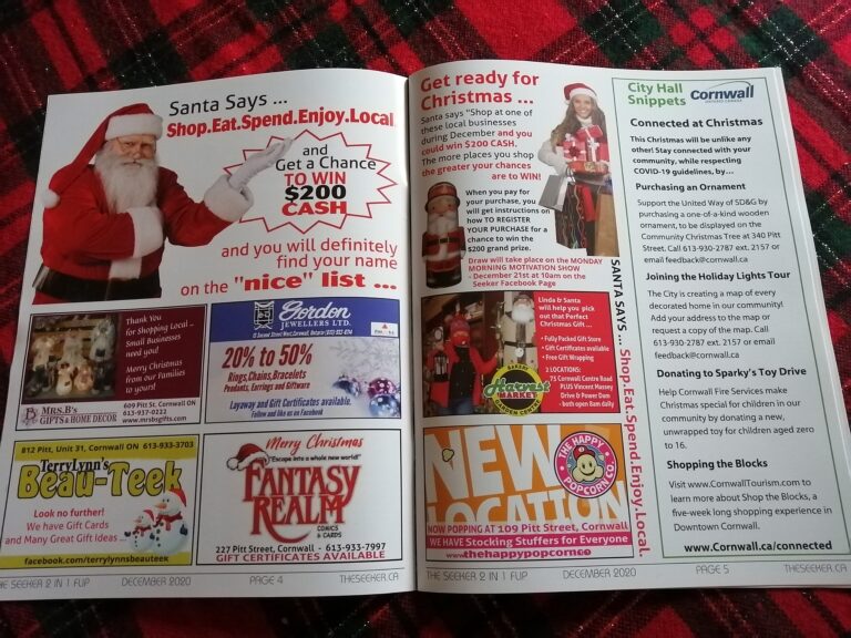 Santa Says … Shop.Eat.Spend.Enjoy.Local. and find yourself on the Nice List!