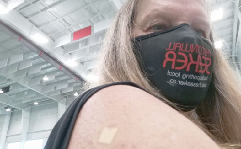 OUT and ABOUT with Seeker Chick Mai-Liis: Nervous or not, here I come for my second Jab!