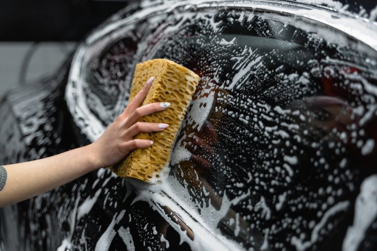 The easiest way to wash a car at home