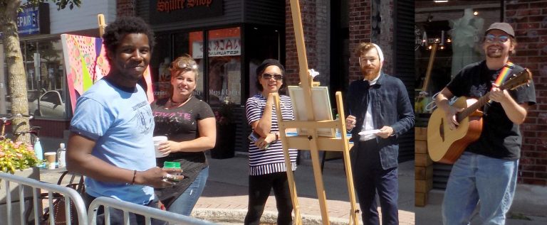 OUT and ABOUT with Seeker Chick Mai-Liis: Art fundraiser, Pop Up Shops, Cornwall Waterfront Farmers Market and Dog Sitting Mimi… always lots going on!