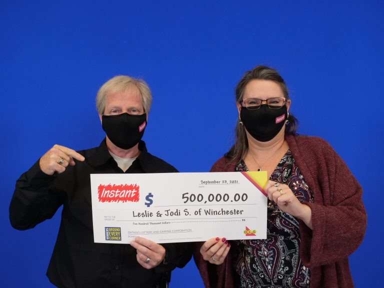 WINCHESTER COUPLE WINS $500,000 PRIZE WITH INSTANT $500,000 JACKPOT