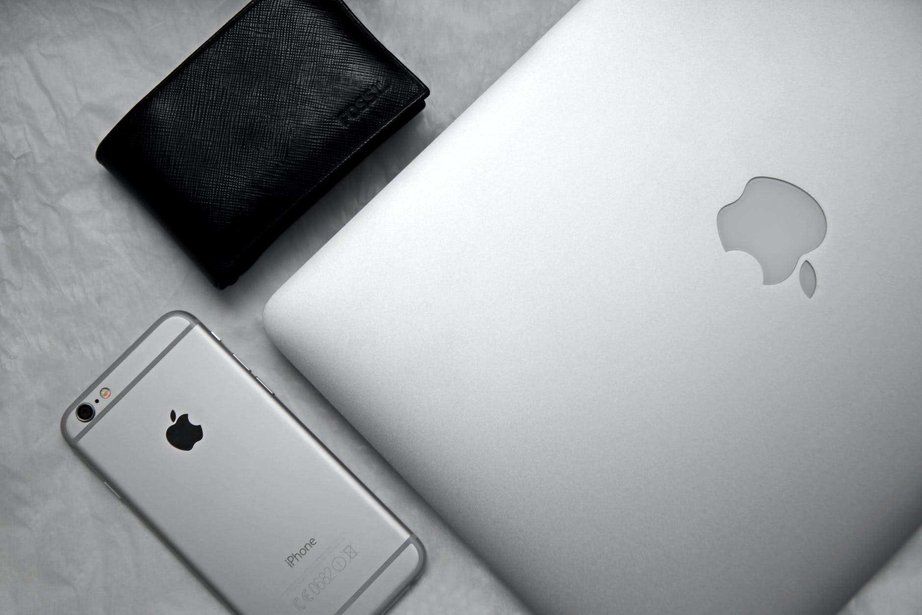 close up of apple products
