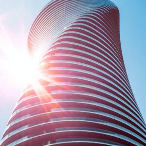 black concrete building