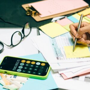 desk office writing business