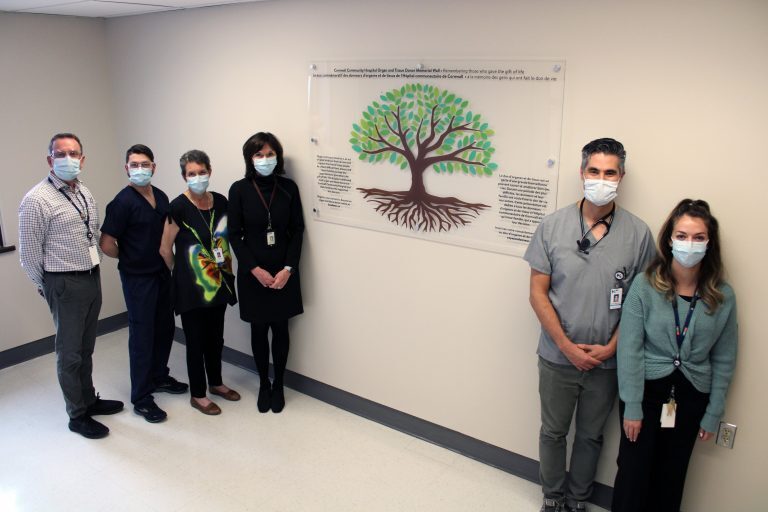 CCH Recognizes BeADonor Month with New Memorial Display