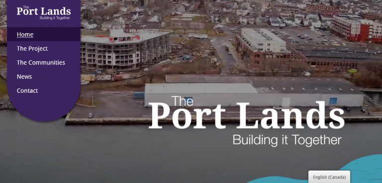 The Port Lands debuts newly translated trilingual Port Lands website