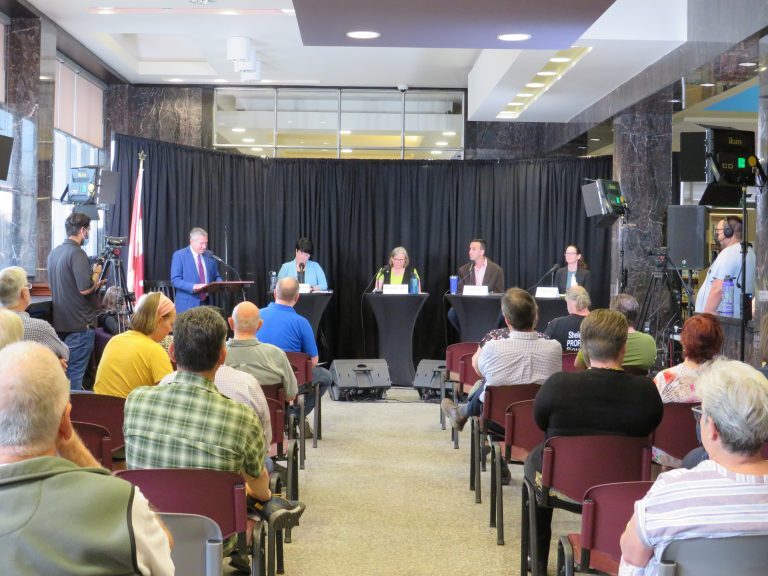 OUT and ABOUT with Seeker Chick Mai-Liis: Getting to know the candidates for the Provincial election at the library debate.