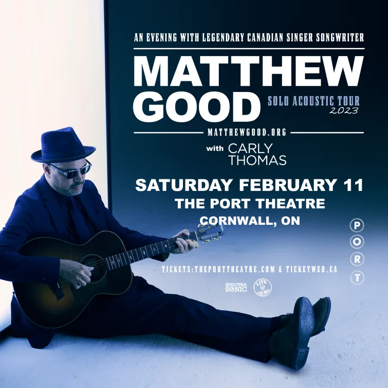 MATTHEW GOOD BRINGS HIS SOLO ACOUSTIC TOUR TO THE PORT THEATRE