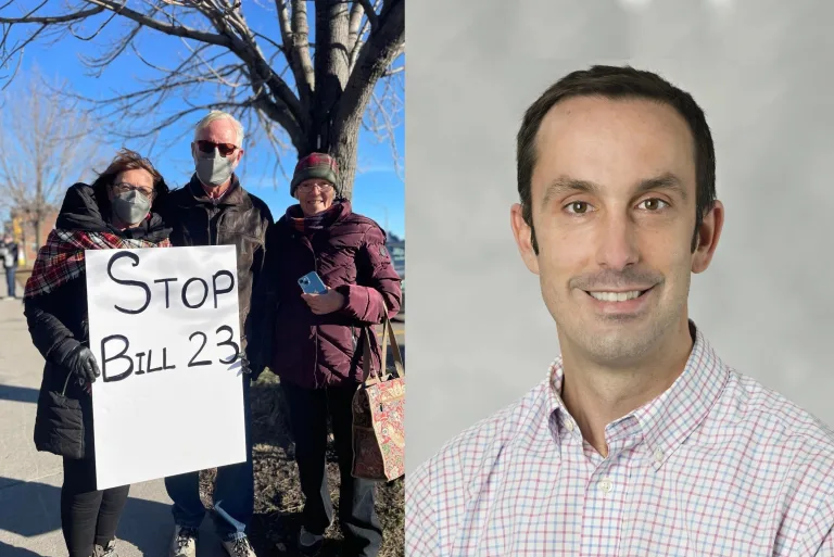 Protesters of Bill 23 felt unwelcome when meeting MPP Quinn