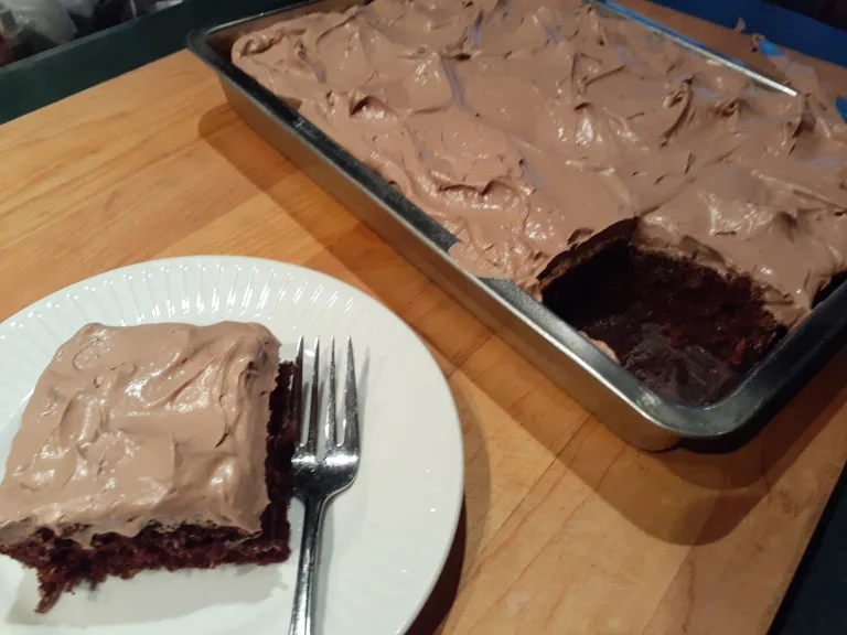 Make Diane’s Chocolate Cake and the fluffiest frosting ever!