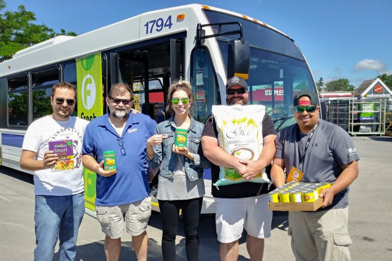 Stuff the Bus Returns to Cornwall to Support the Agapè Centre