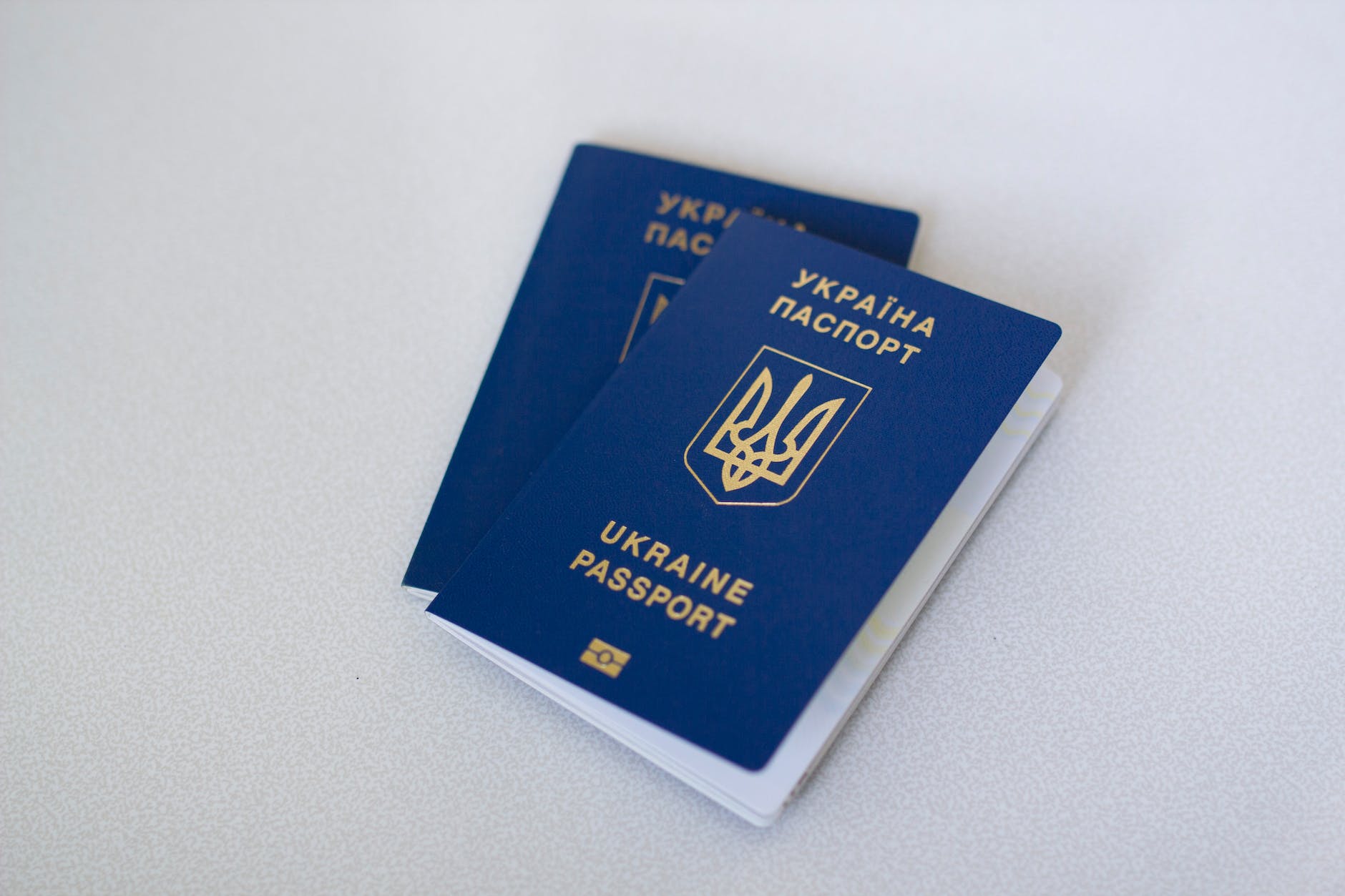 close up of passports