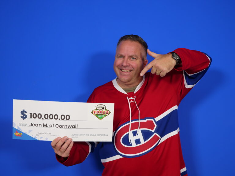 $100,000 POKER LOTTO WIN IN THE CARDS FOR CORNWALL RESIDENT