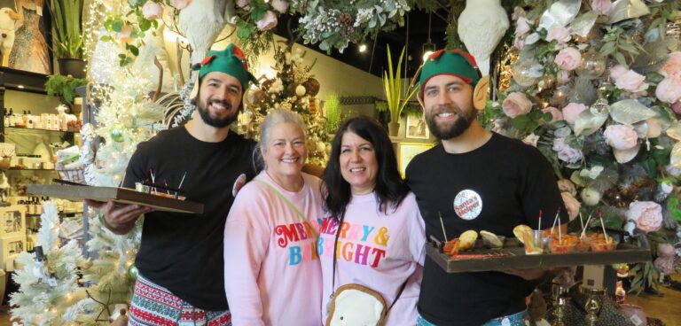 OUT and ABOUT with Seeker Chick Mai-Liis: and the Christmas Open House  “Best Welcoming Party” award goes to … Nickel and Ore’s Christmas Elves!