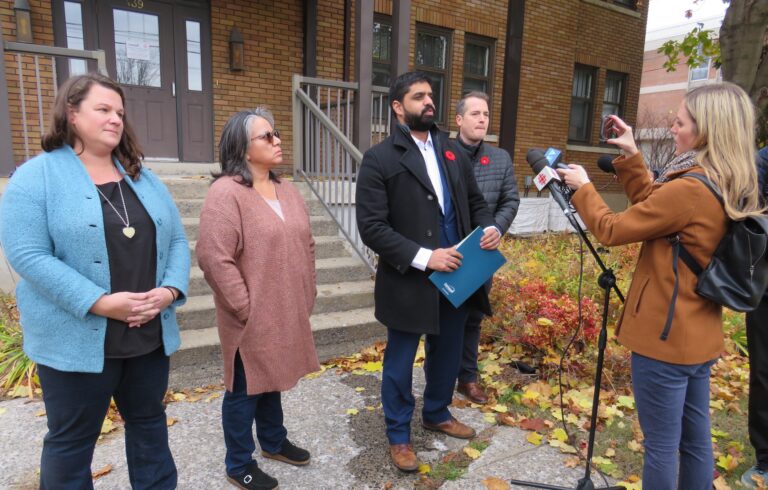 OUT and ABOUT with Seeker Chick Mai-Liis: attending a press conference with great news for occupants of the “Tent Cities”.