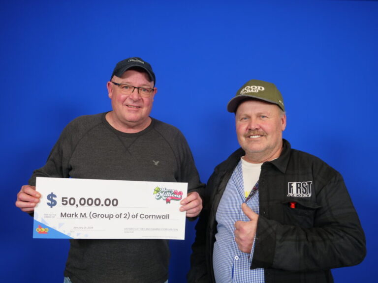 CORNWALL RESIDENTS WIN $50,000 WITH MERRY MILLIONS