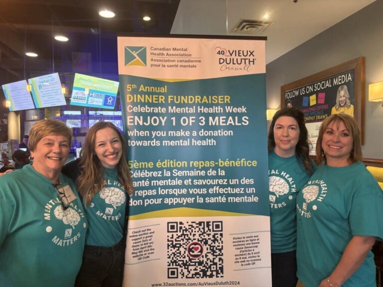 Canadian Mental Health Association Hosts Successful Fundraiser at Au Vieux Duluth