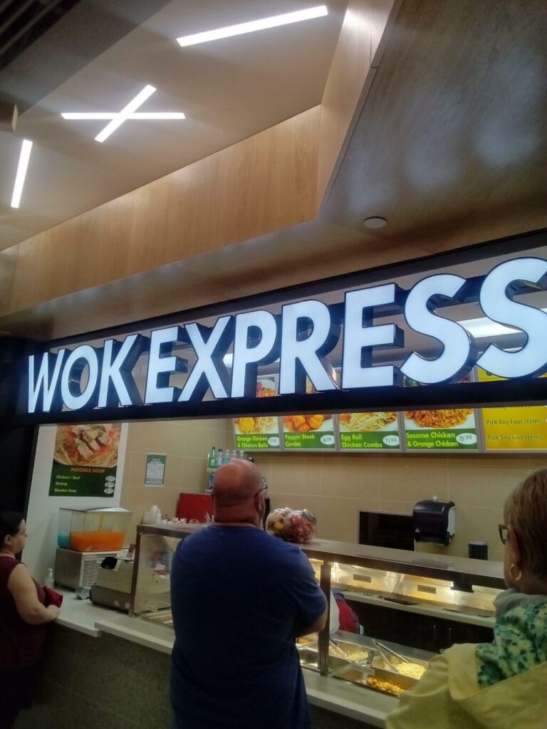 Wok Express and Tim Hortons at the Cornwall Square