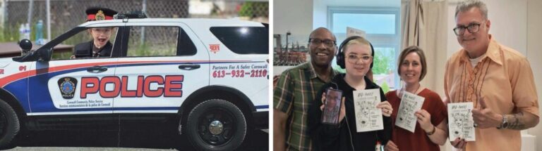 OUT and ABOUT with Seeker Chick Mai-Liis: checking out the Cornwall Police Open House and the Off the Wall – Cornwall Youth Multimedia Art Group Exhibition at Cline House