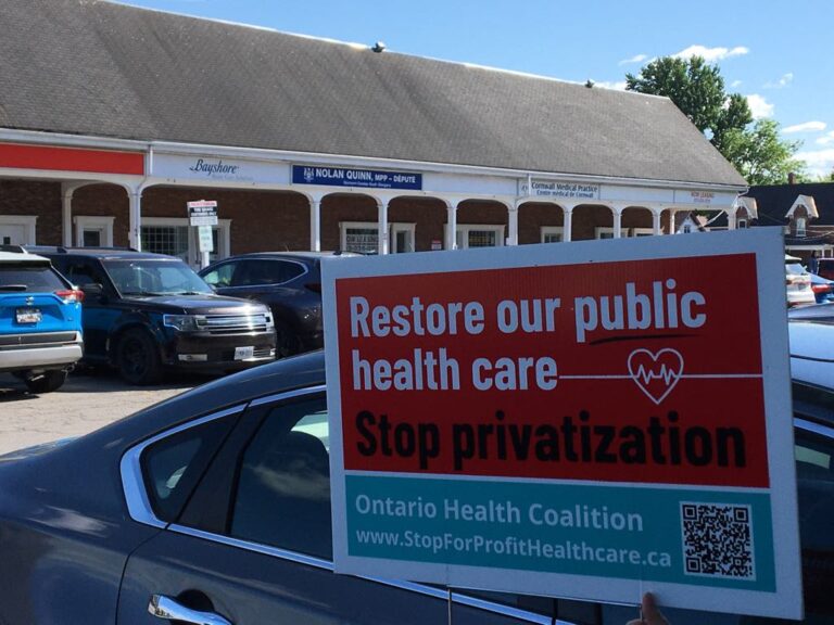 Community Rallies for Public Healthcare: Ontario Protests Push Back Against Privatization