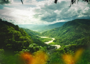 mountain aerial photography