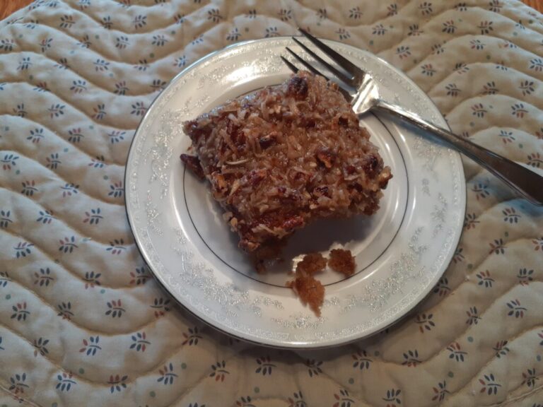 BROILED OATMEAL CAKE