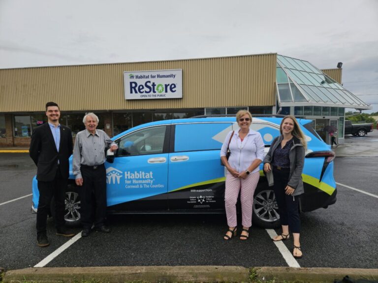 $56,000 OTF Grant from Ontario Government Drives Habitat for Humanity Cornwall’s Mission Forward