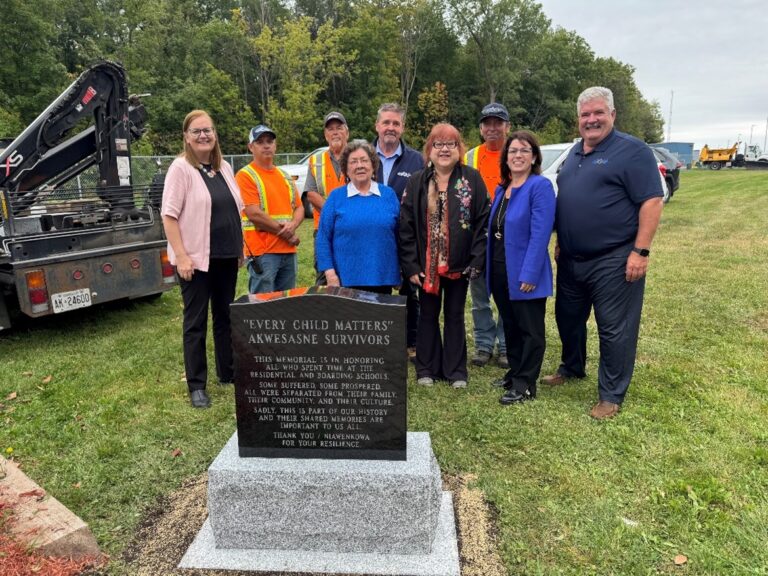 The Seaway International Bridge Corporation Honoured to Participate in Installation of Memorial Honouring Residential and Boarding School Survivors