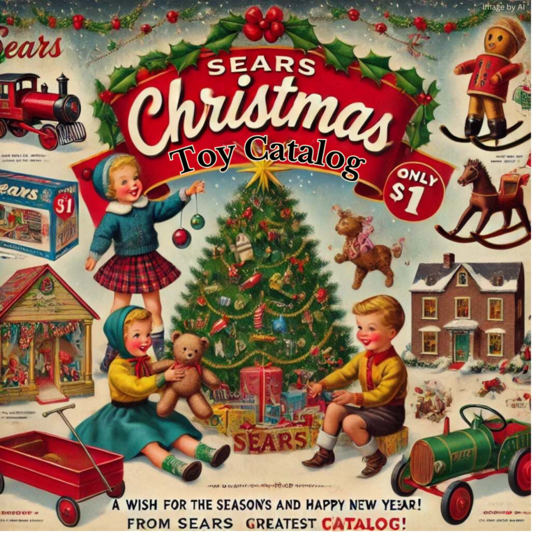Toys of the Sears Christmas catalog of yesteryear.