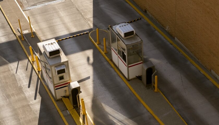 aerial view of roads