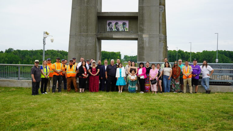 New Mural at Seaway Bridge Celebrates Mohawk Women and Cultural Resilience