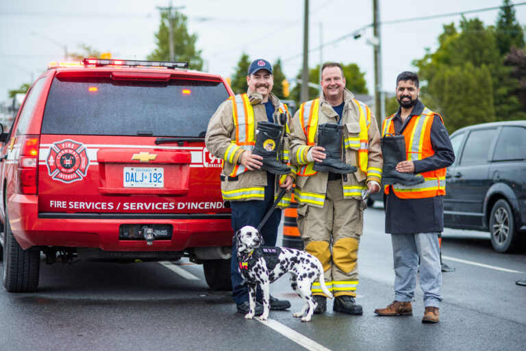 Cornwall Fire Services’ Annual Fill The Boot Event Raises $10,600 for Muscular Dystrophy Canada