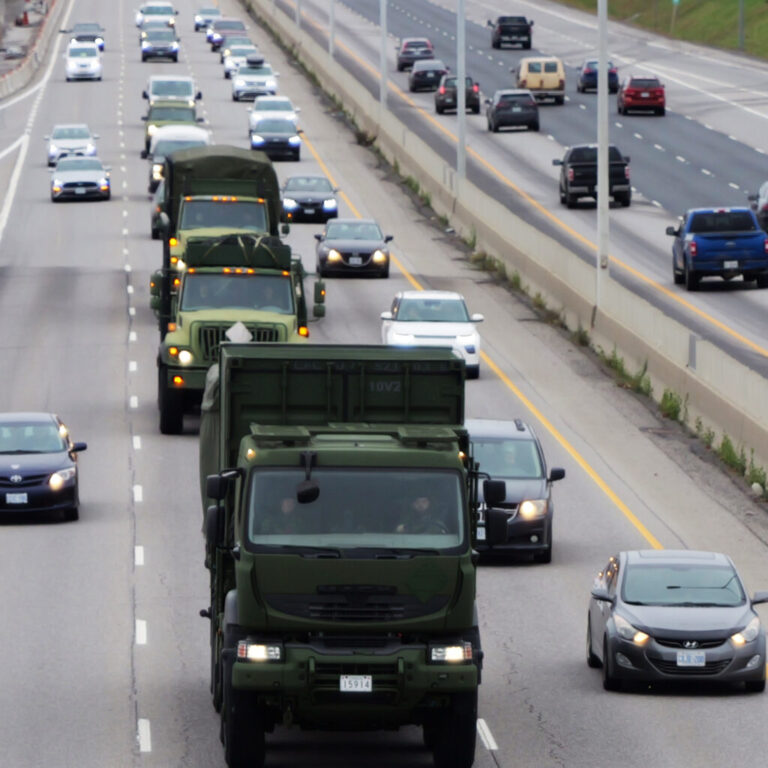 Increased Military Traffic across GTA, Northern, Central & Eastern Ontario