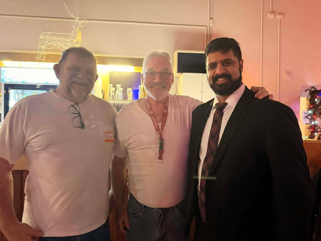 Stormont Community Optimist Vice-President and President and the Mayor