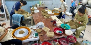 Pottery making
